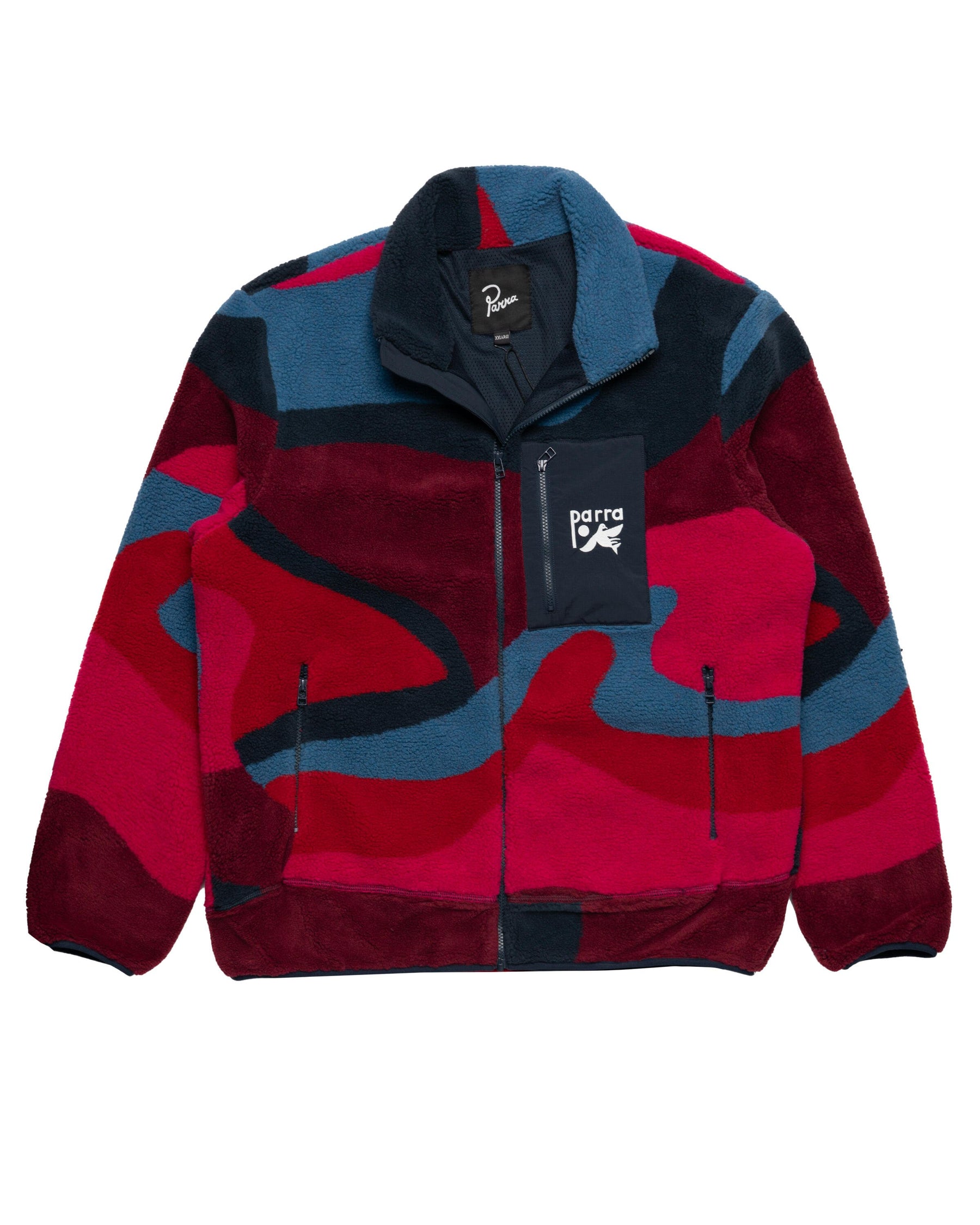 by Parra Full ftp booster polar fleece jacket