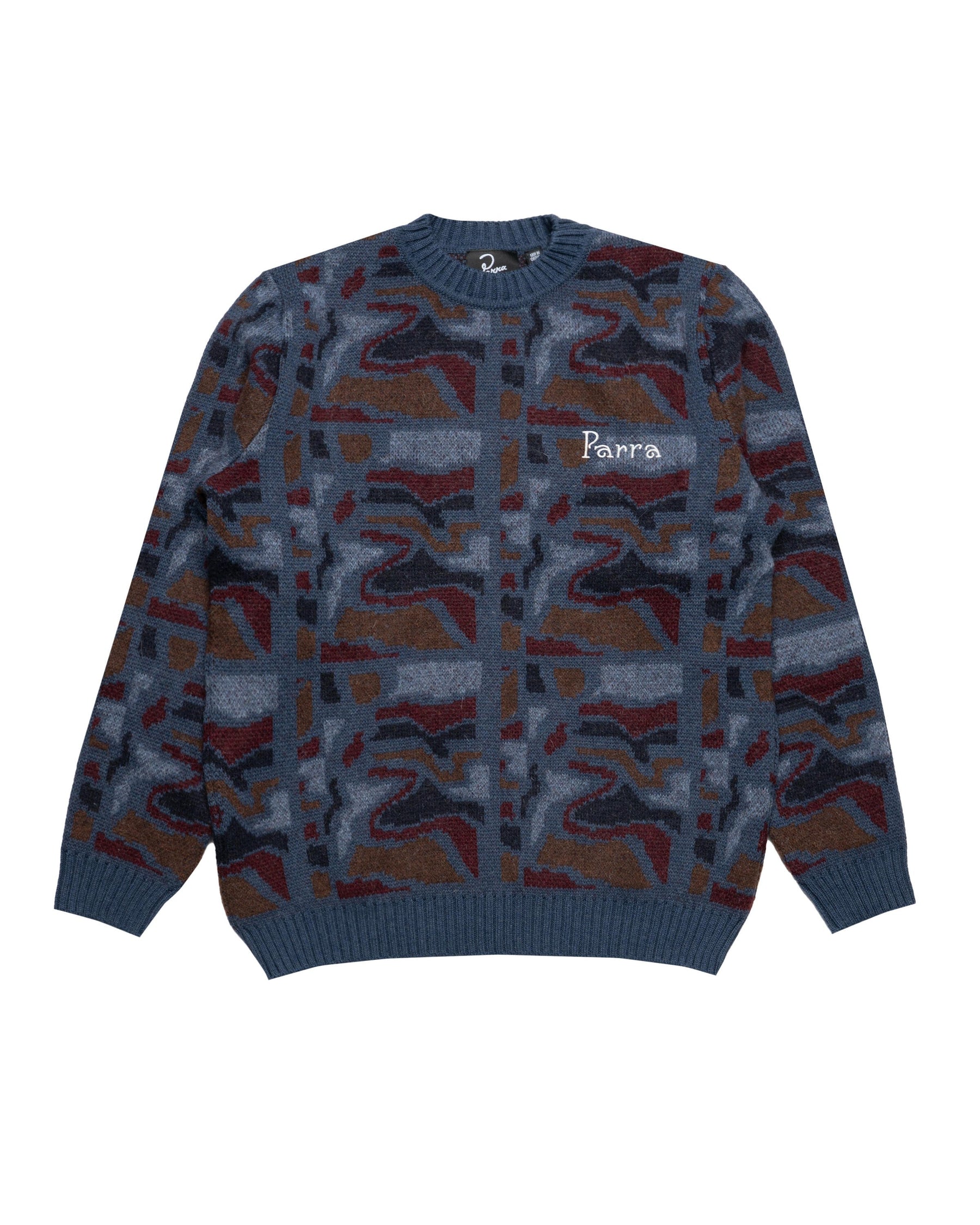 by Parra Repeat ftp booster knitted pullover