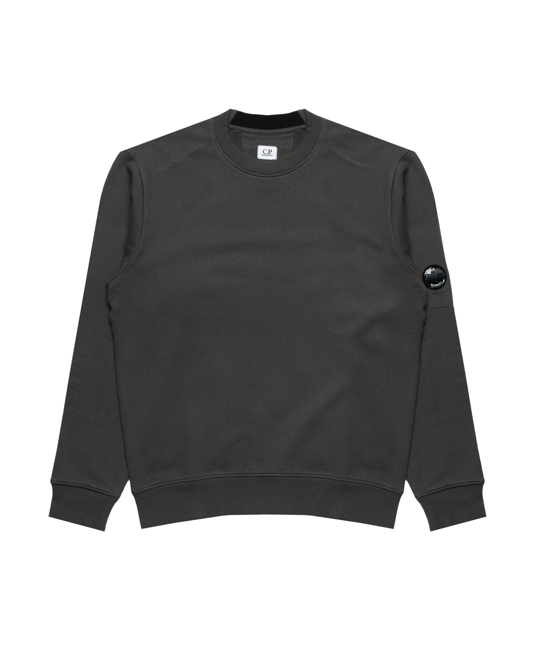 C.P. Company Diagonal Raised Fleece Crewneck Lens Sweatshirt