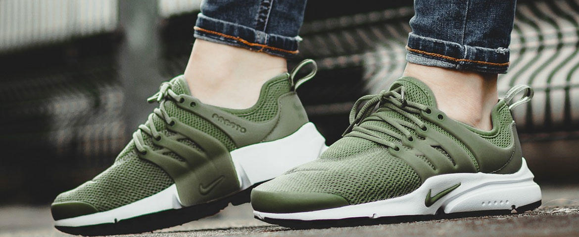 Olive green nike air presto Clearance