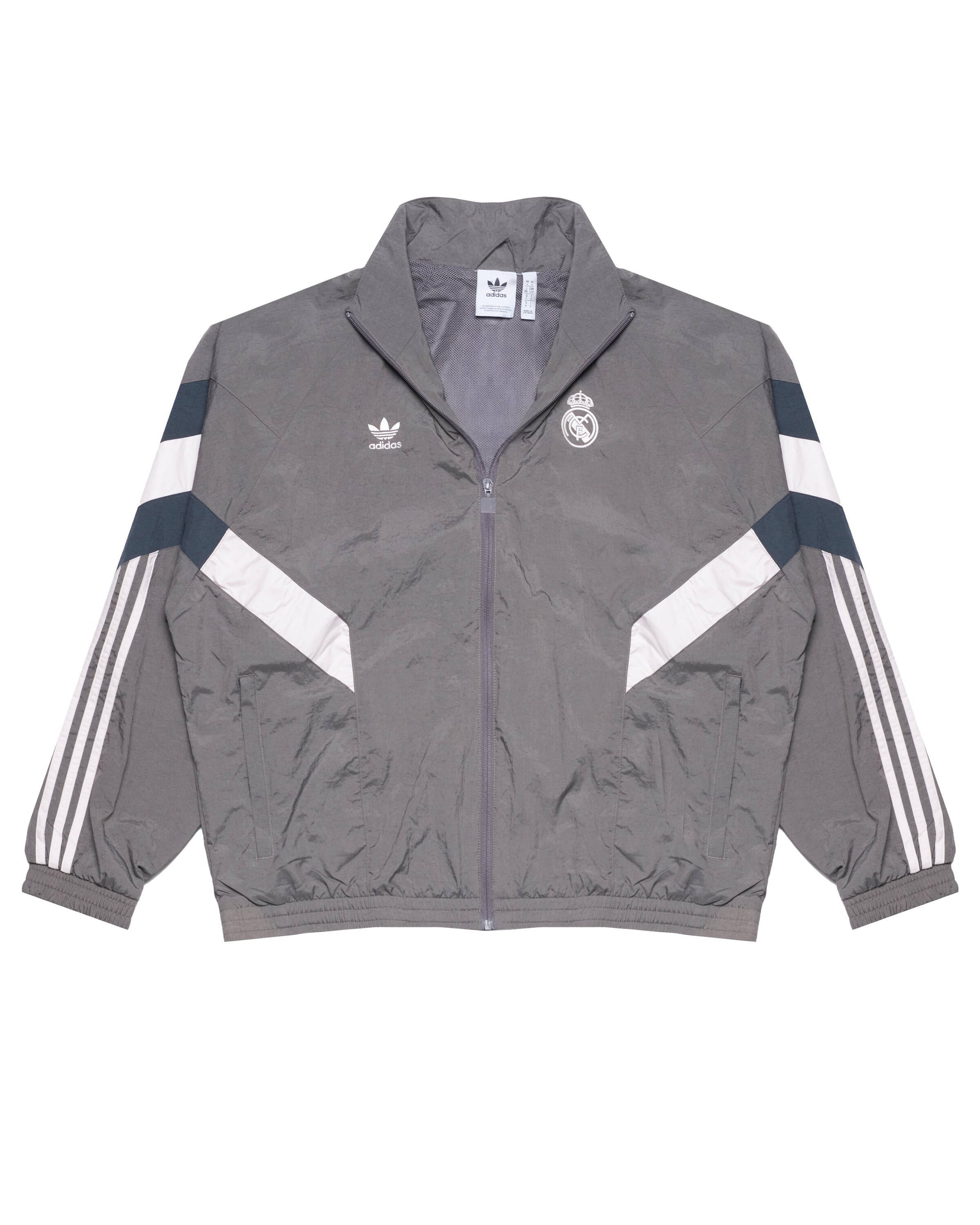 Adidas X REAL MADRID OG TRACK TOP Grey | BSTN Store
