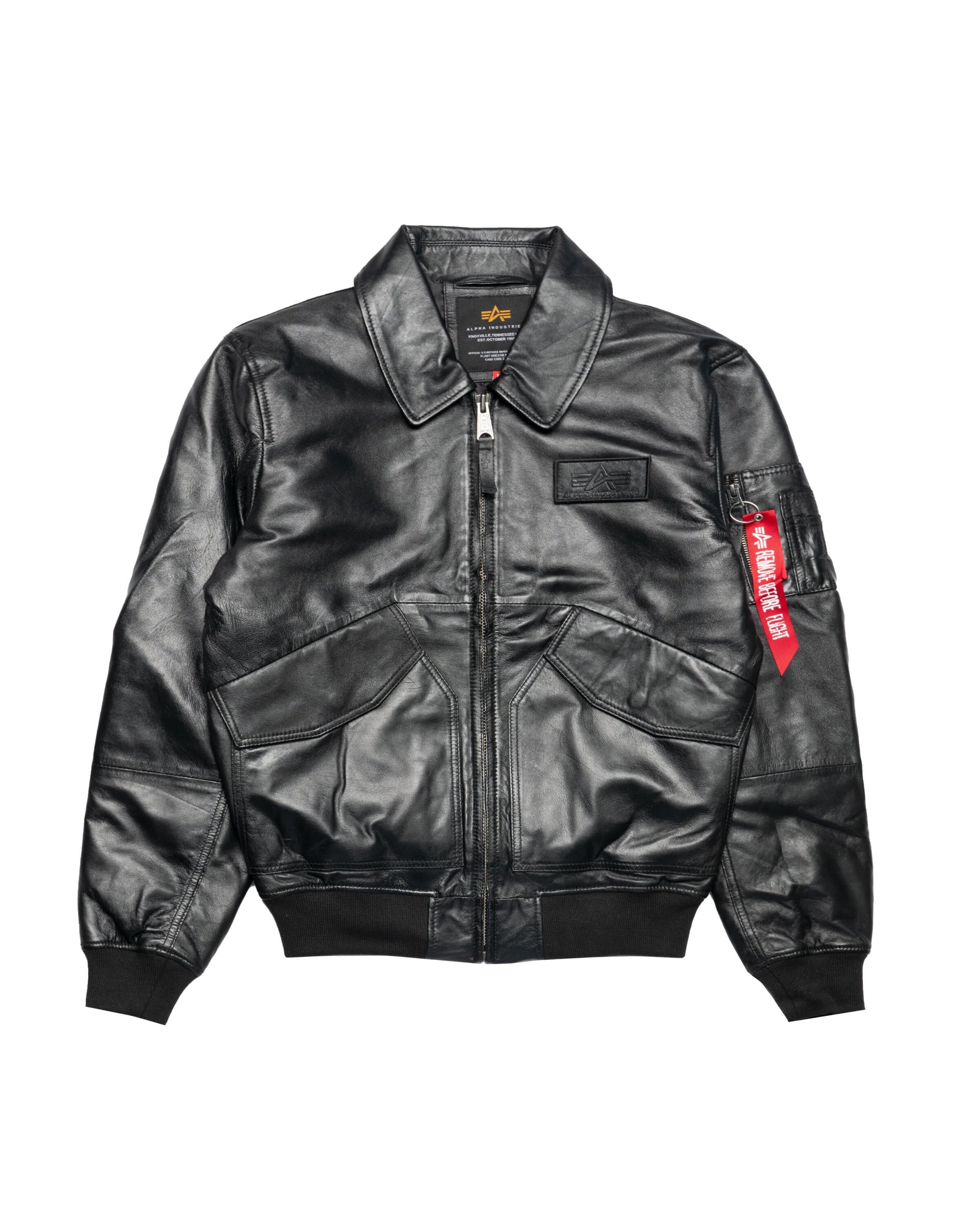 Alpha Industries CWU-45/P Leather Bomber