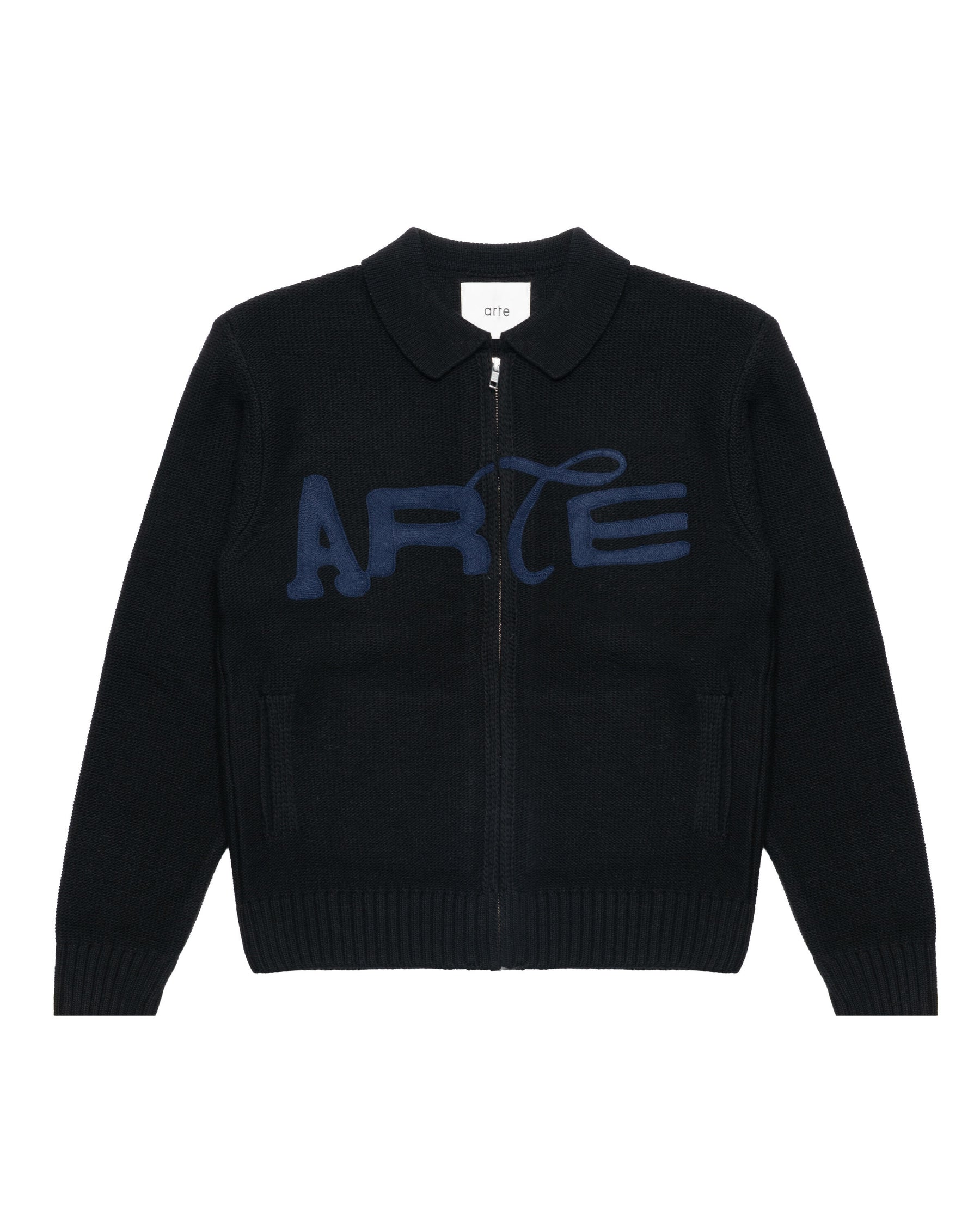 Arte Antwerp Stencil Zip Cardigan