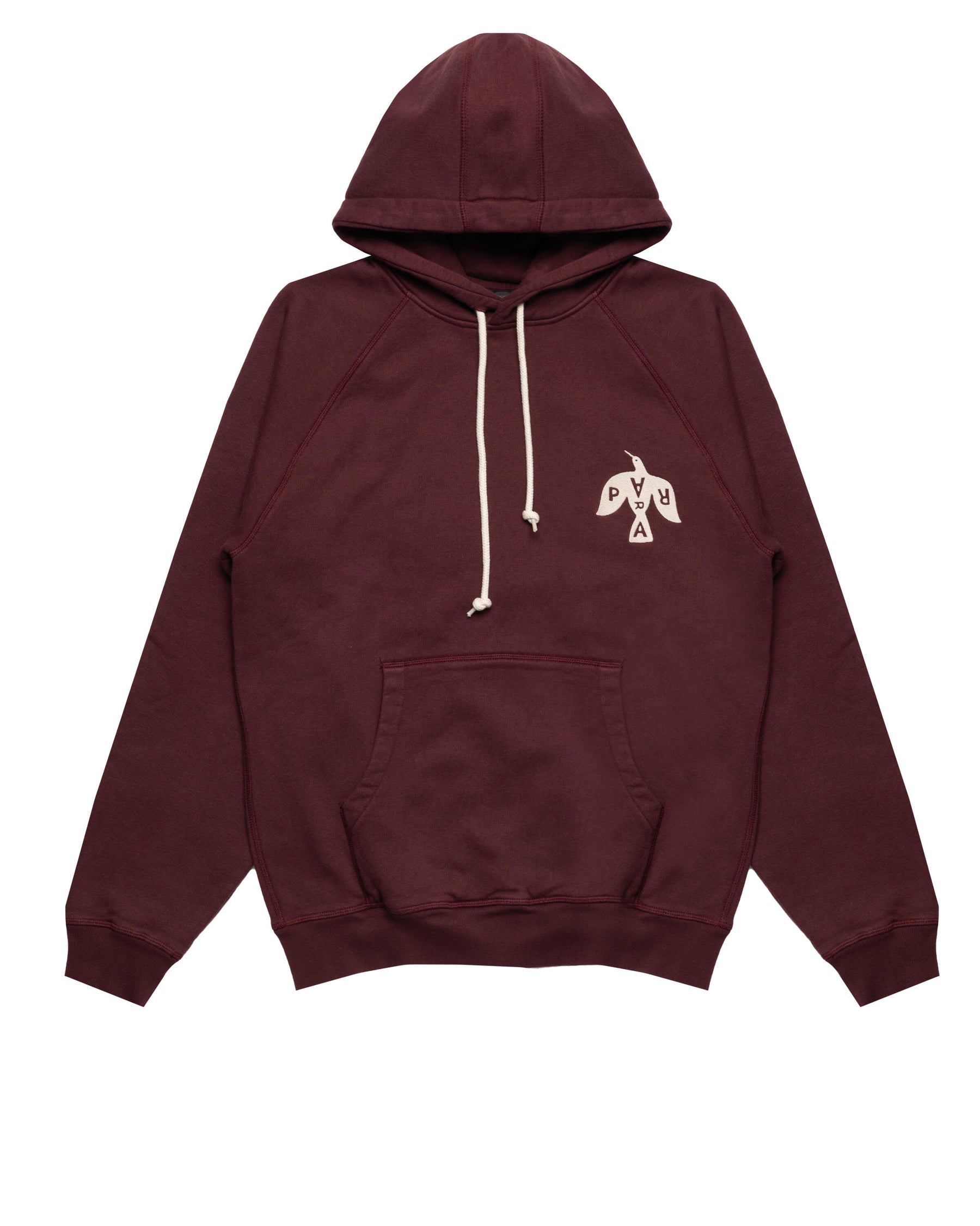 by Parra Crow logo hooded sweatshirt