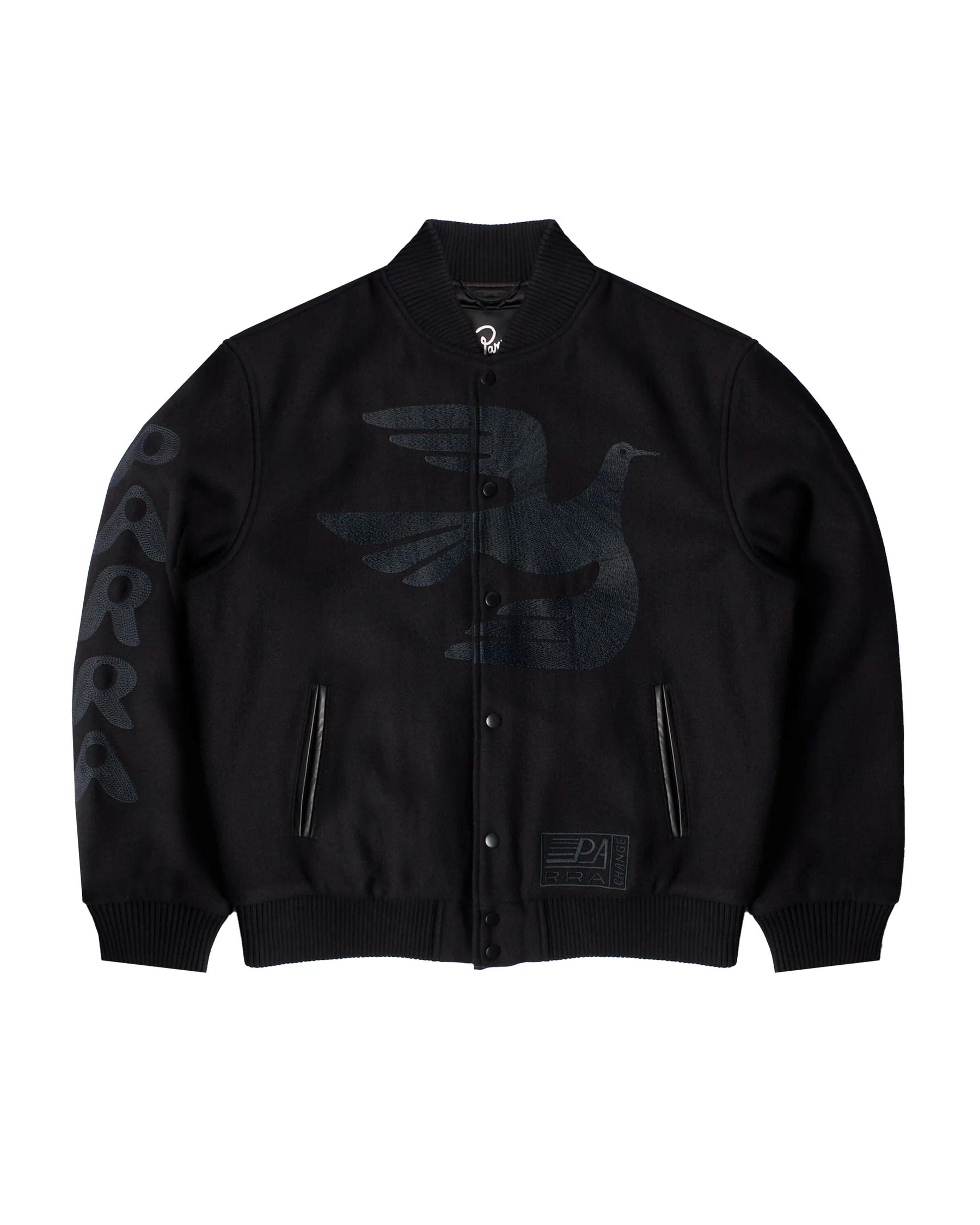 by Parra Not movie quality varsity jacket