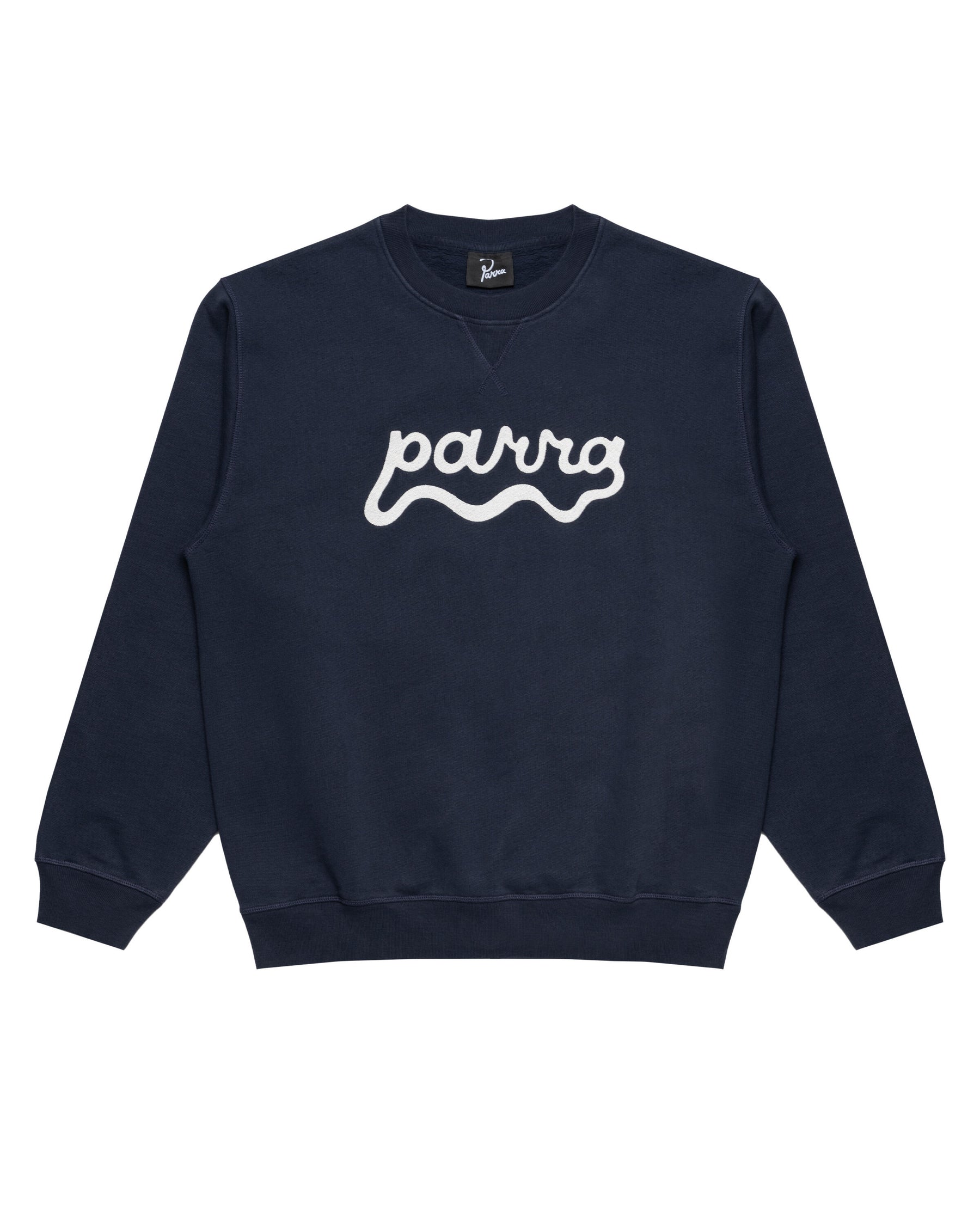 by Parra Water wave logo crew neck sweatshirt