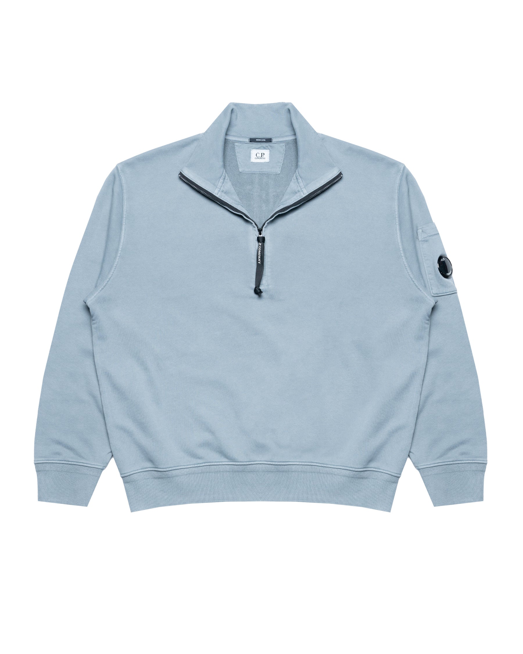 C.P. Company DIAGONAL FLEECE HALF ZIP SWEATSHIRT