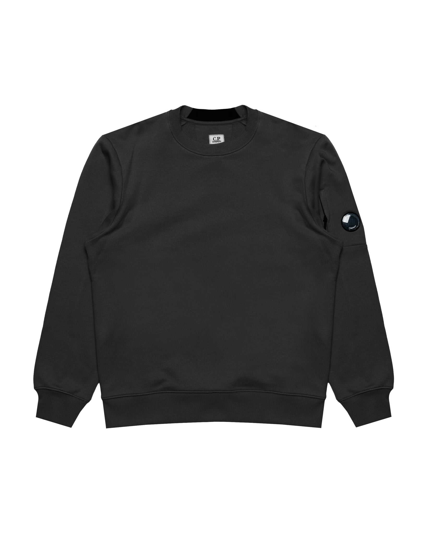 C.P. Company DIAGONAL RAISED FLEECE CREW NECK LENS SWEATSHIRT