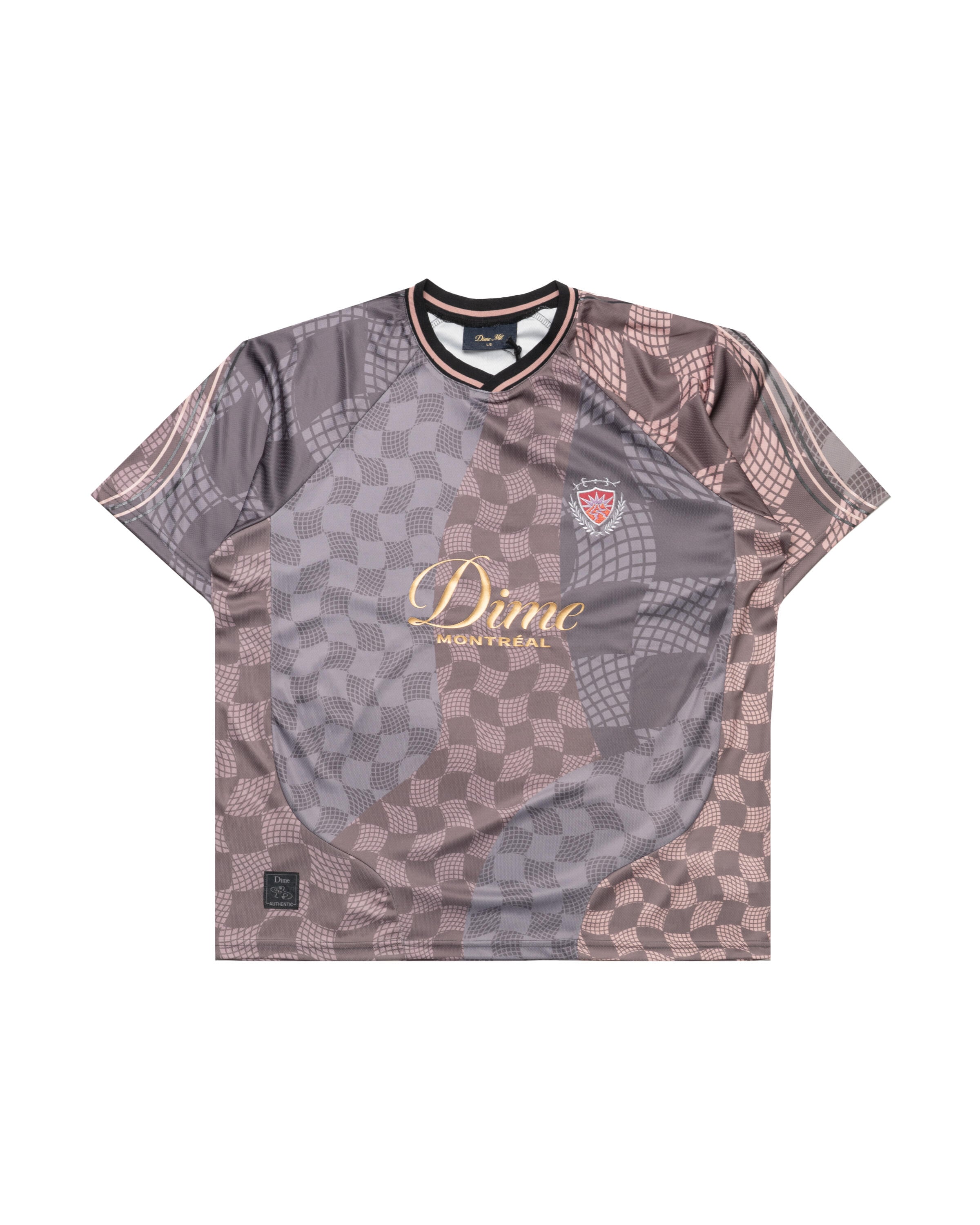 Dime Checkered Home Jersey | DIMESU254GRY | AFEW STORE