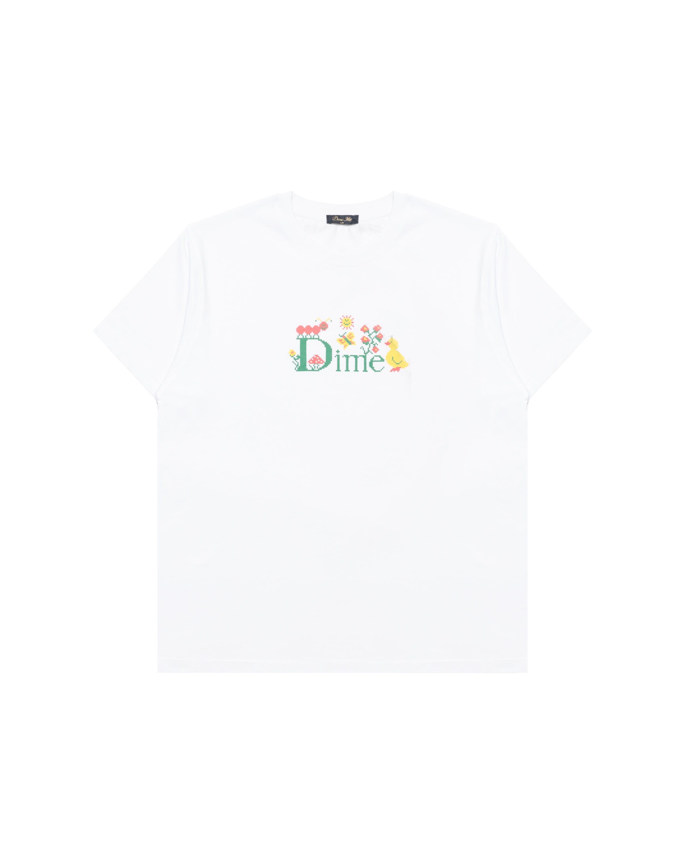 【Dime】Dime SUMMER 25 Cursive Small Logo T-Shirt 7カラー Dime Classic Cross Stitch T-Shirt | DIMESU2560WHT | AFEW STORE