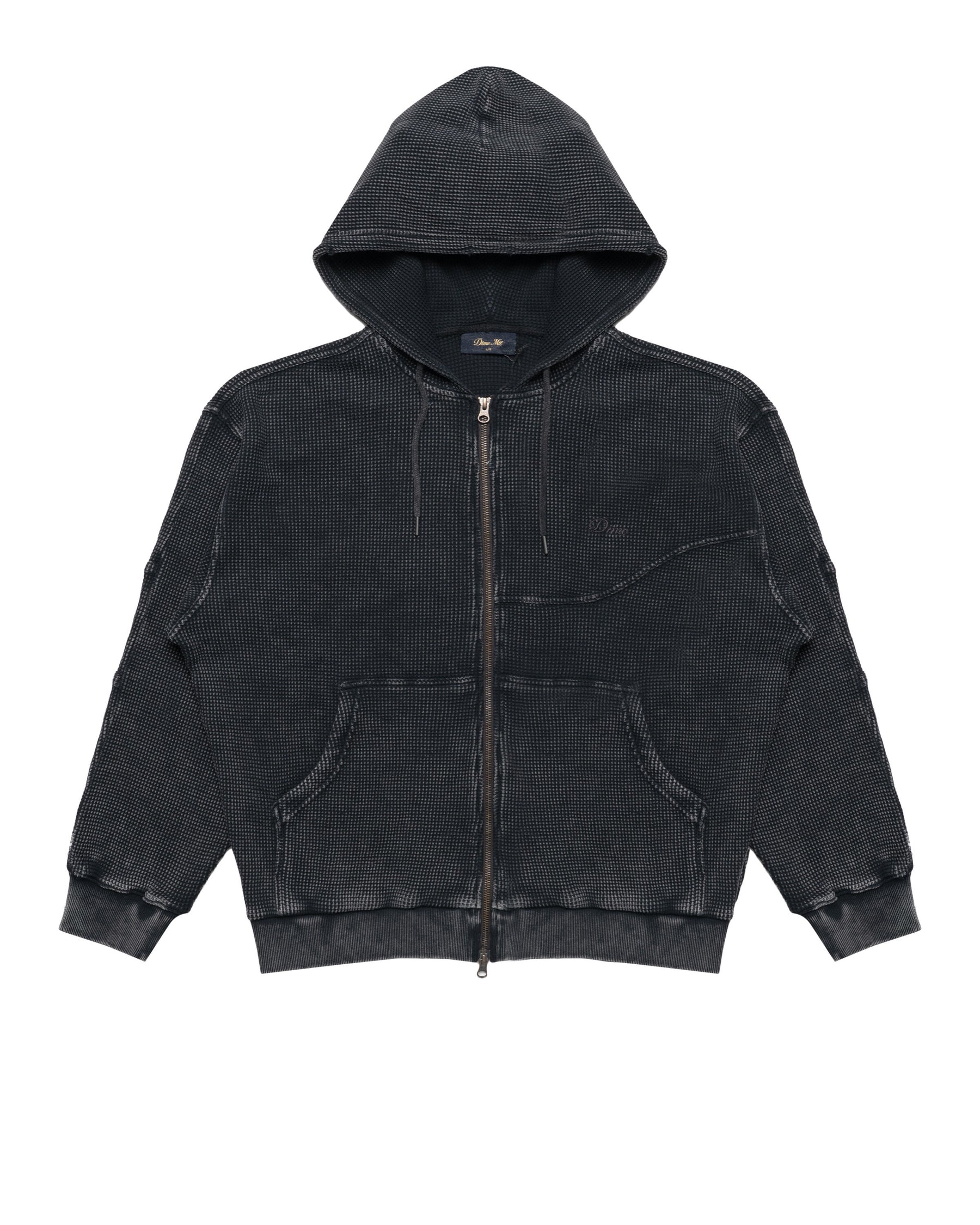 Dime Premium Waffle Zip Hoodie