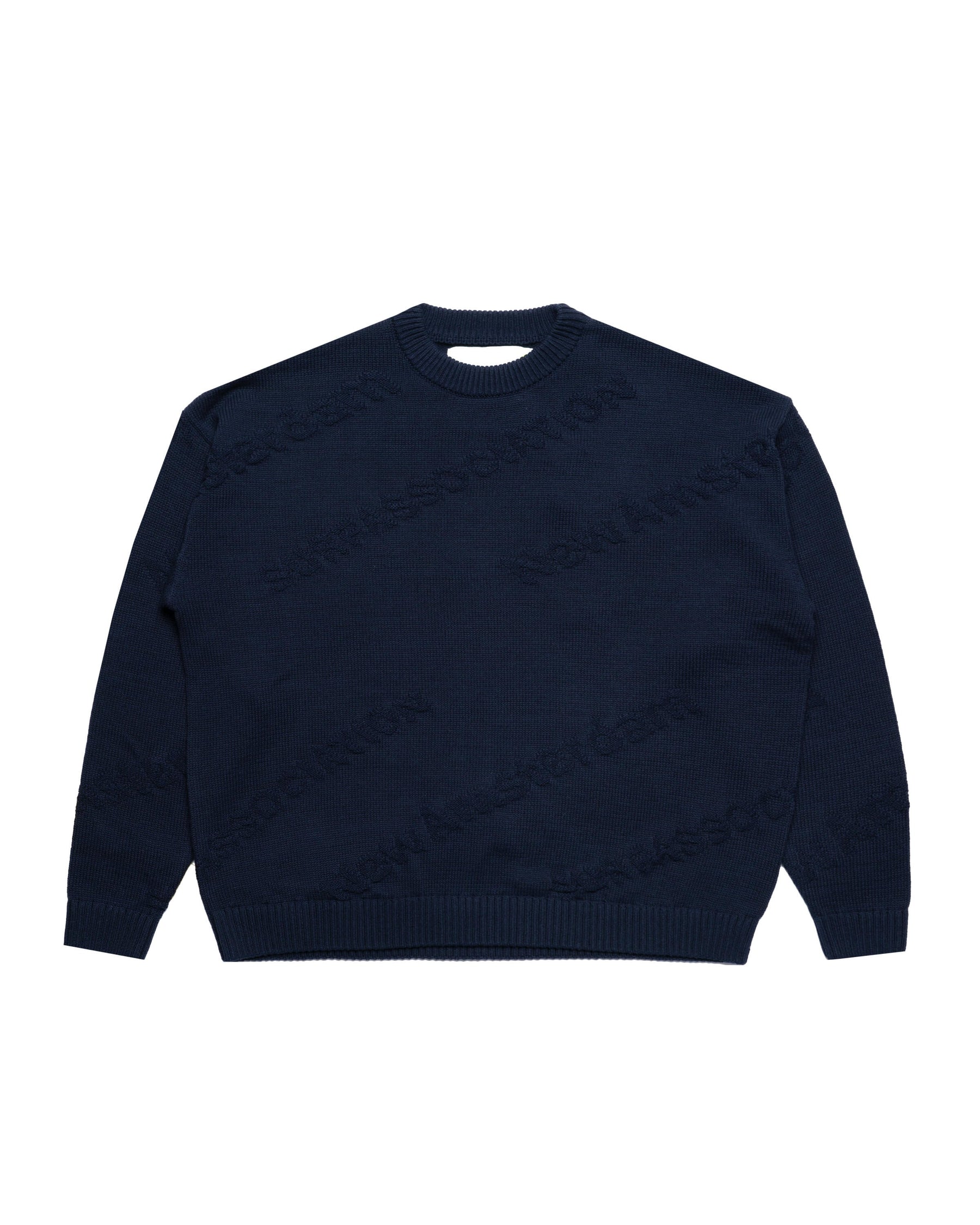 NEW AMSTERDAM SURF ASSOCIATION LOGO JACQUARD CREWNECK