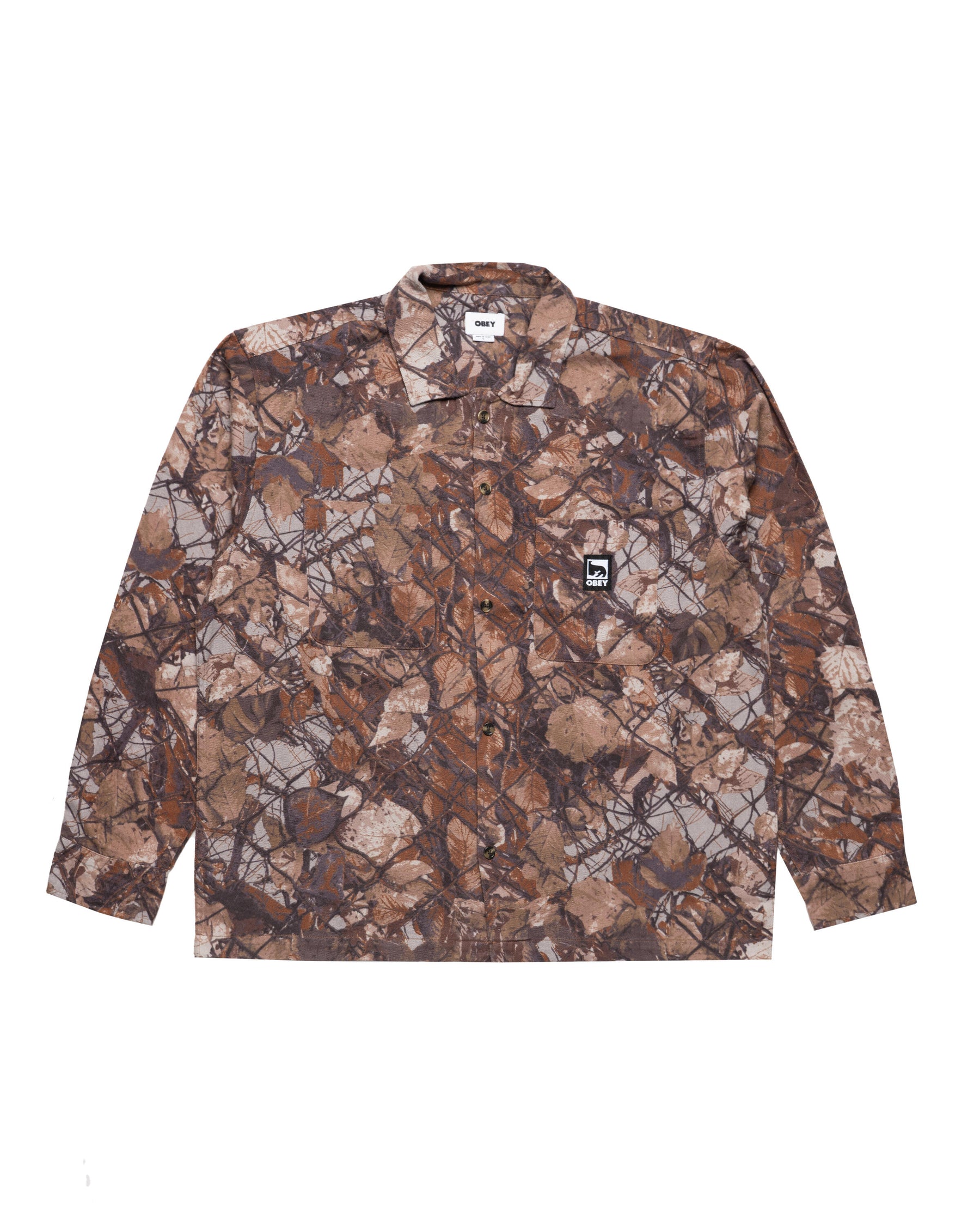 Obey FENCE CAMO WOVEN SHIRT