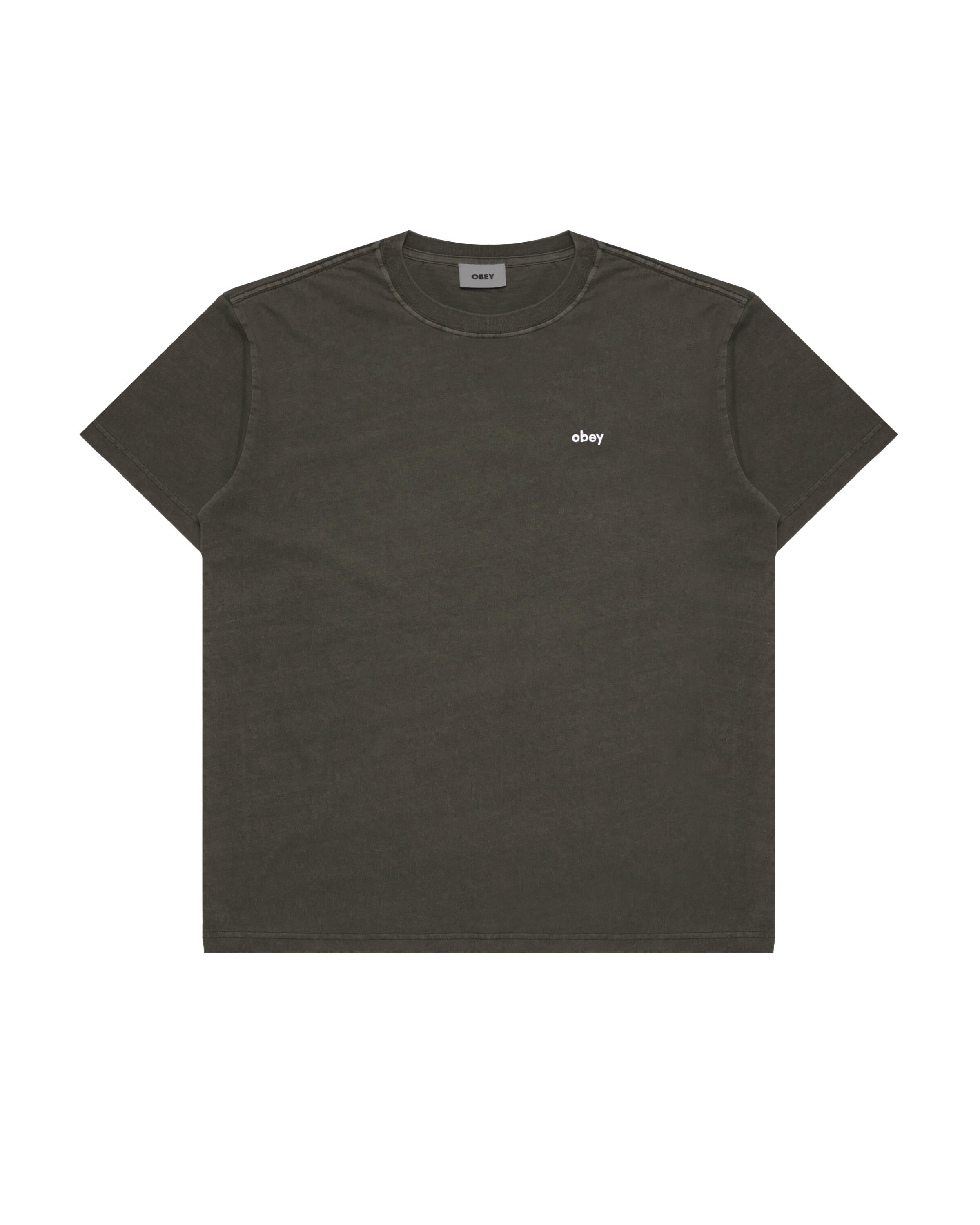 Tシャツ・カットソー OBEY TSHIRT (131080372) obey-lowercase-pigment-tee-ss-