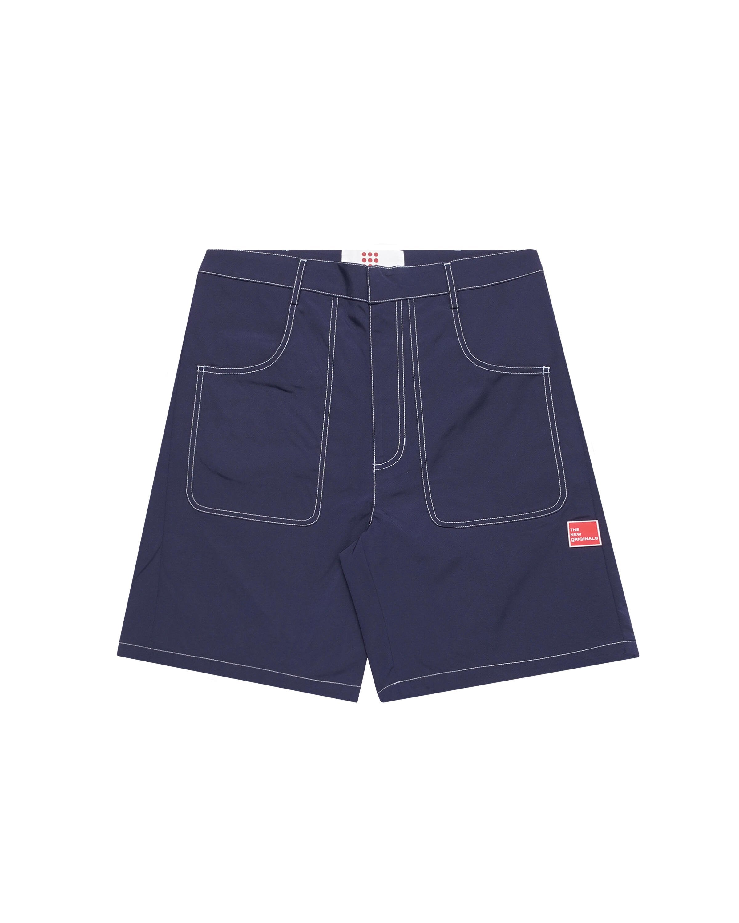 ★GLOWNY★ BUTTON FLY MINI SHORTS (NAVY) BUTTON FLY MINI SHORTS (NAVY) - GLOWNY