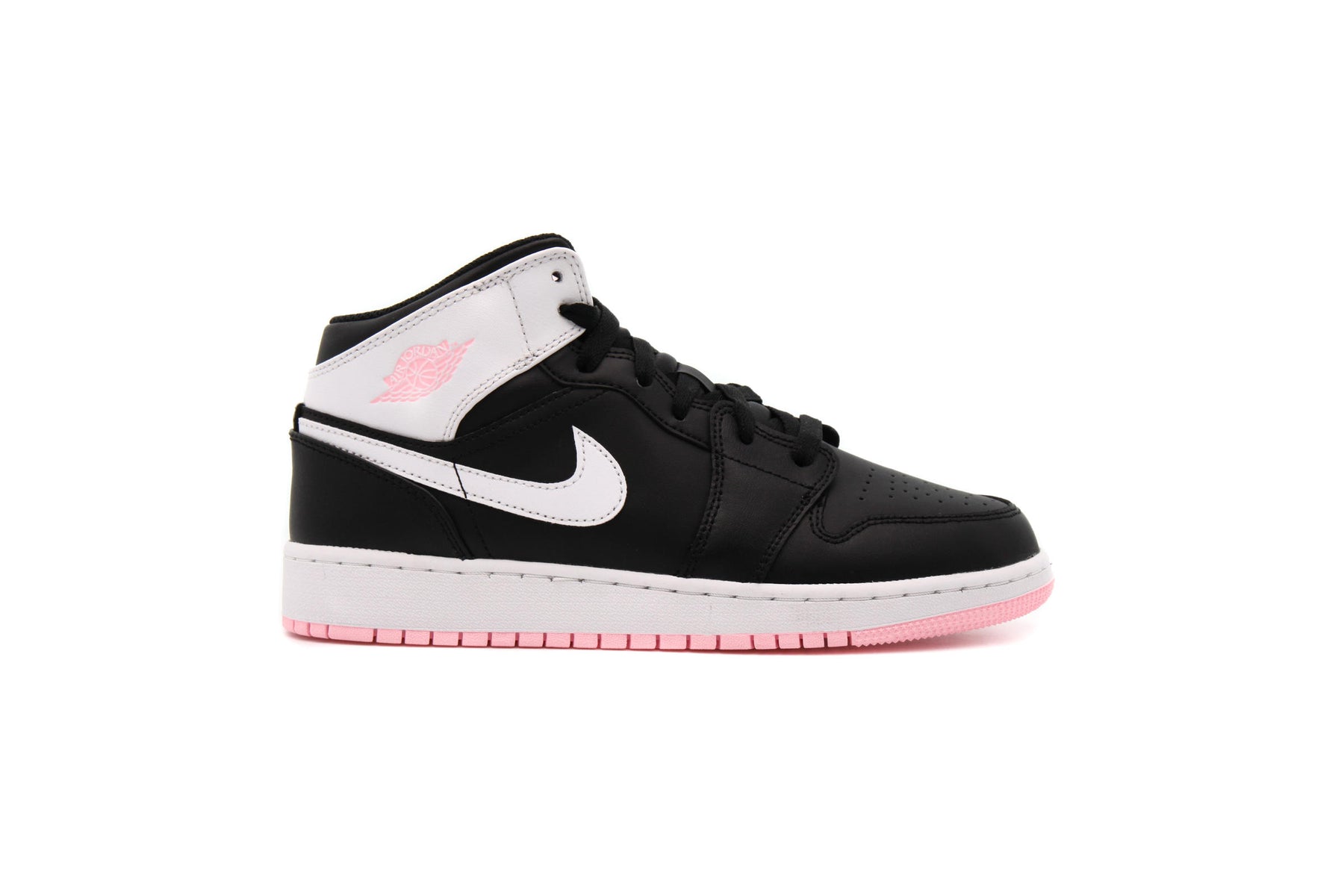 Air Jordan 1 MID (GS) "BLACK"