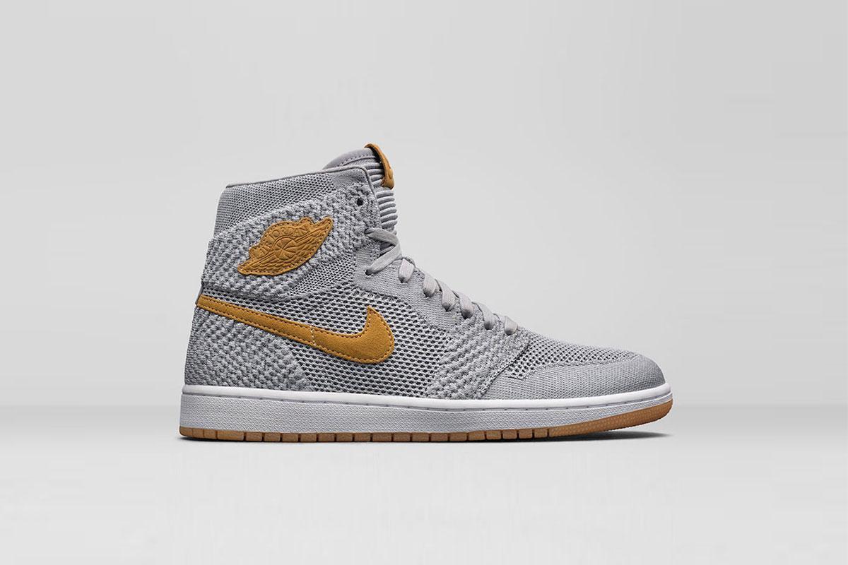 Nike Air Jordan 1 Retro High Flyknit “Wolf Grey” 2017 Air-Jordan-1-Retro-High-