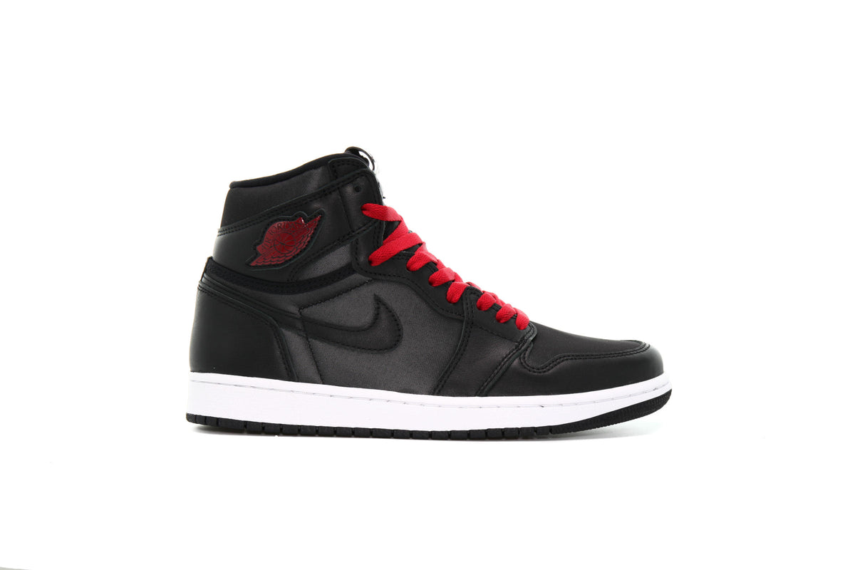 Nike Air Jordan 1 Retro High Black Satin Red 2020 555088-060 Sneakers Size 10.5 Wmns Jordan 1 Retro High OG  main image 3