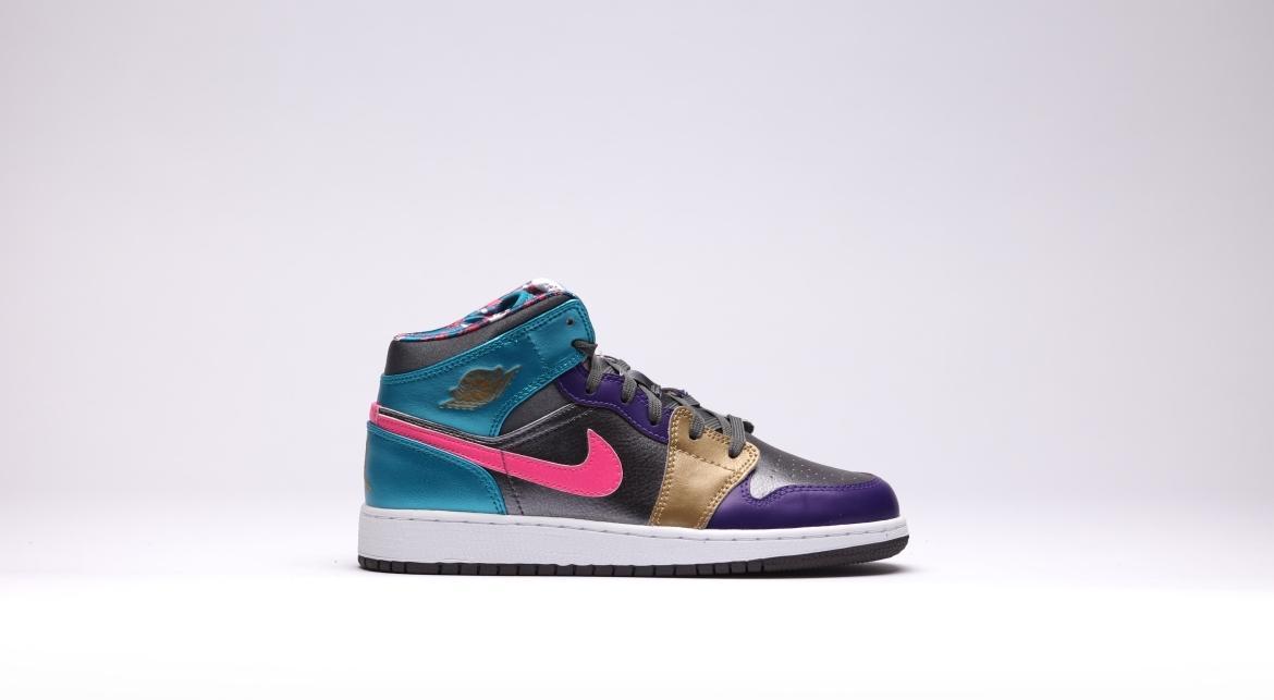 Air Jordan Girls 1 Mid (GS)