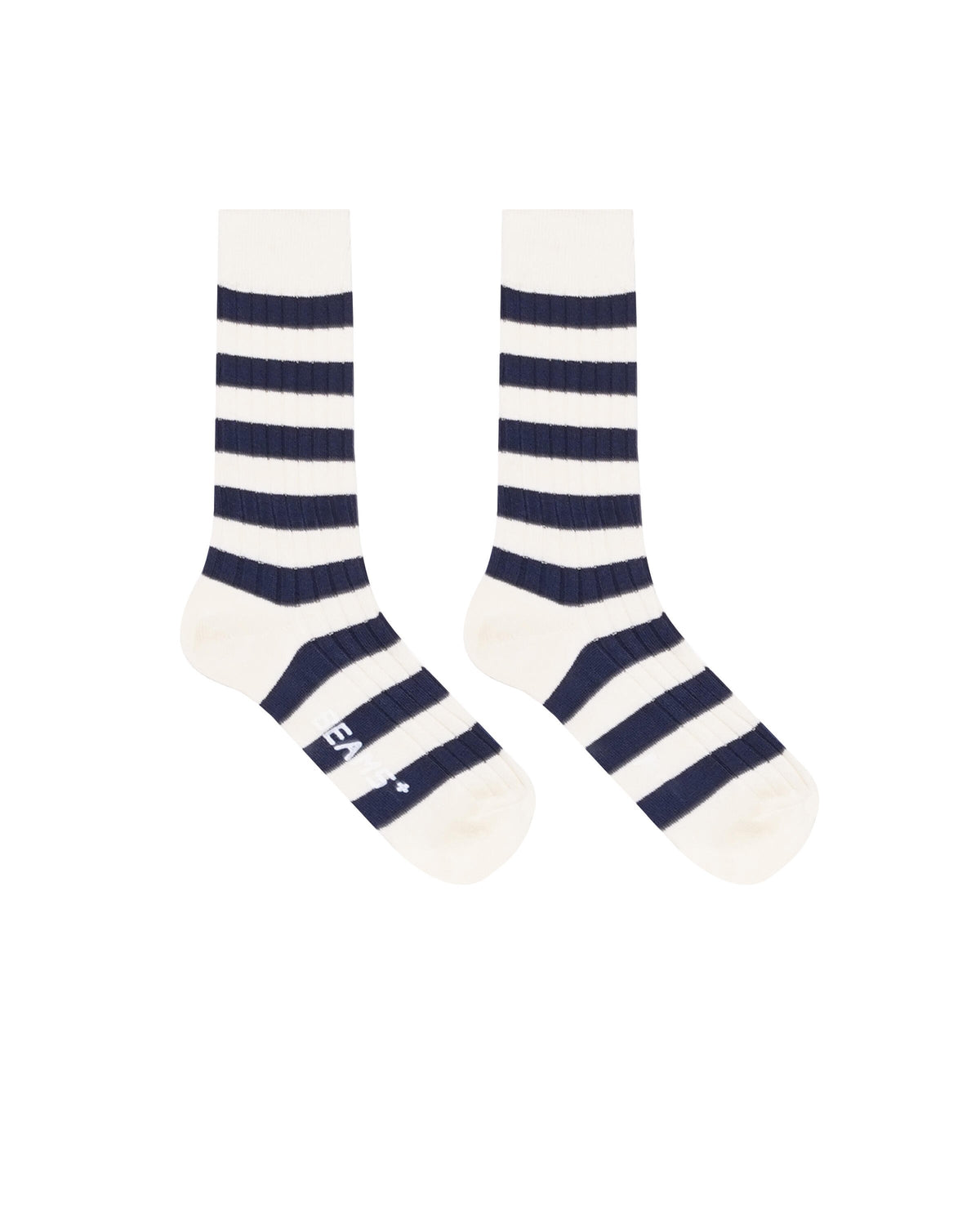 Beams+ Rib Stripe Socks