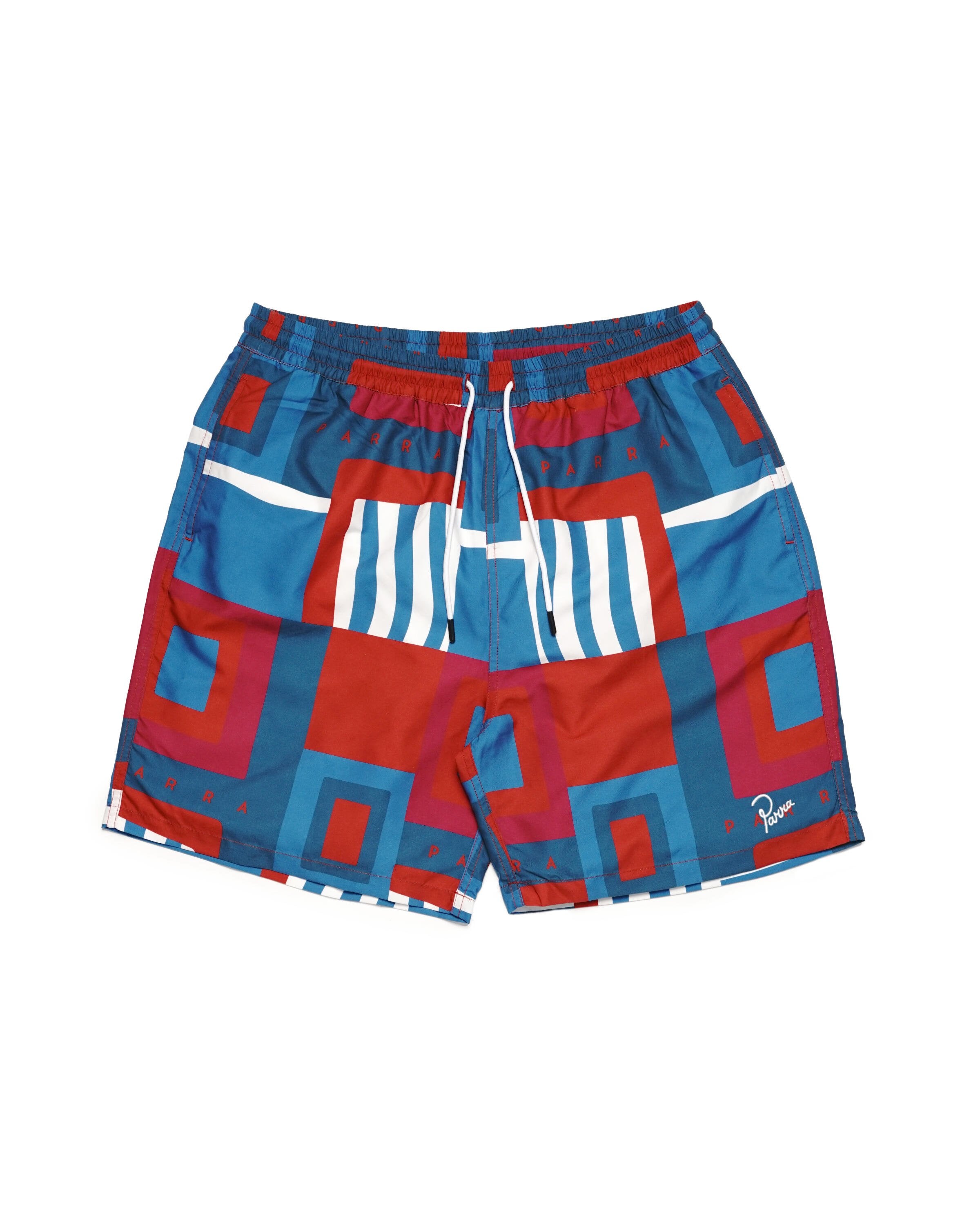 【XXL】by Parra STATIC FLIGHT SWIM SHORTS by Parra Static Flight Swim Shorts - Black | Garmentory