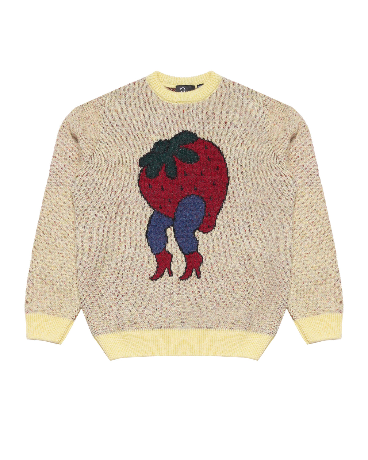by Parra stupid strawberry knitted pullover