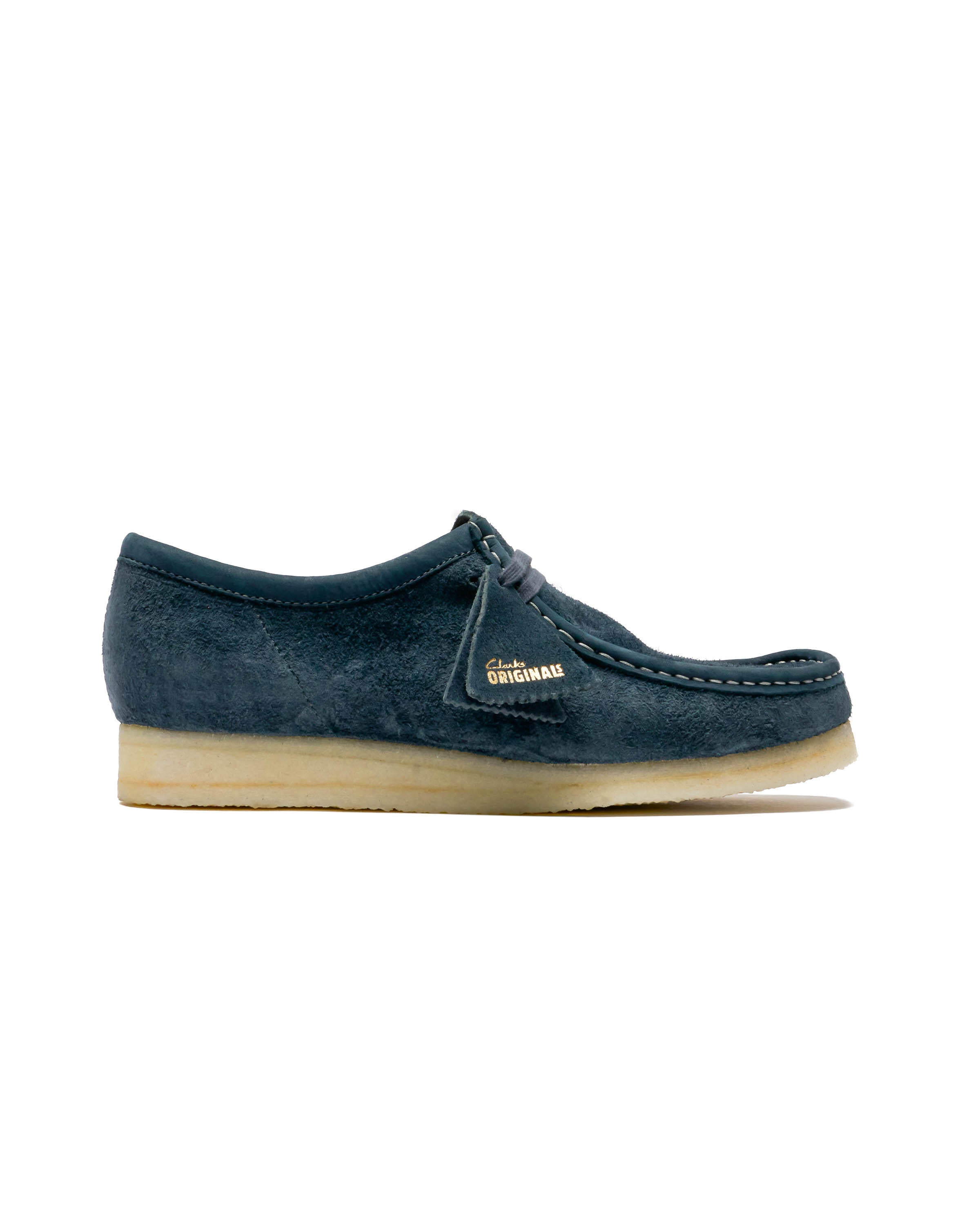 Clark wallabees 2024 blue and cream