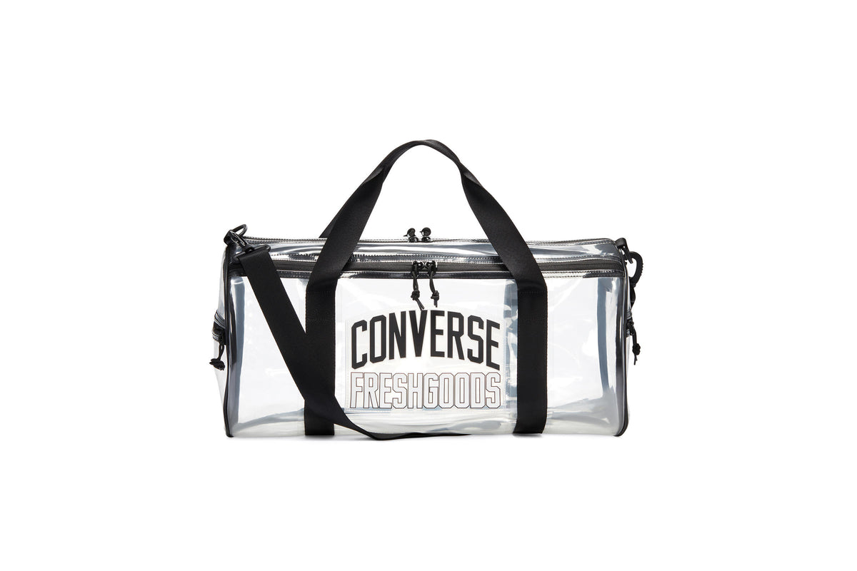 Converse x JOE FRESH GOODS DUFFLE BAG "CLEAR"