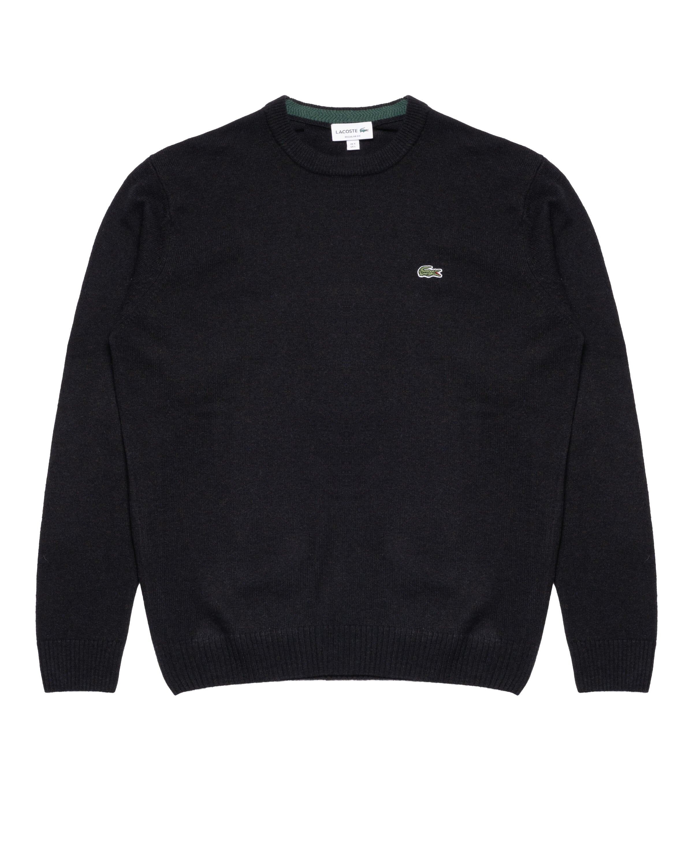 Lacoste black v neck jumper online