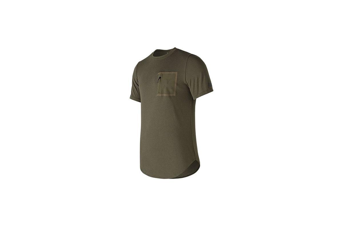 New Balance Luxe Crew Sweatshirt "Military"