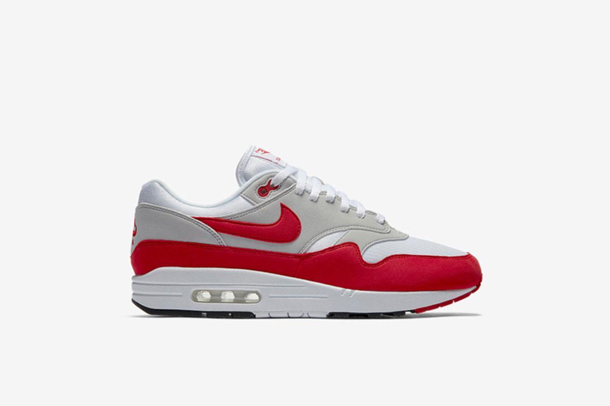 Nike Air Max 1 Anniversary "White/University Red"