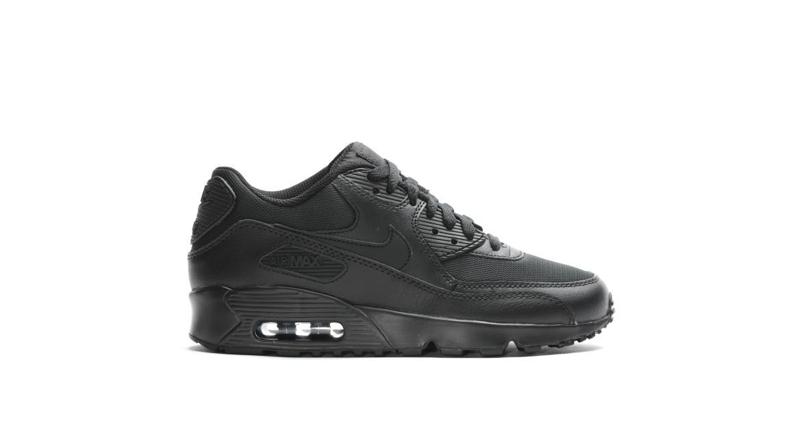Nike Air Max 90 Mesh (gs) "All Black"