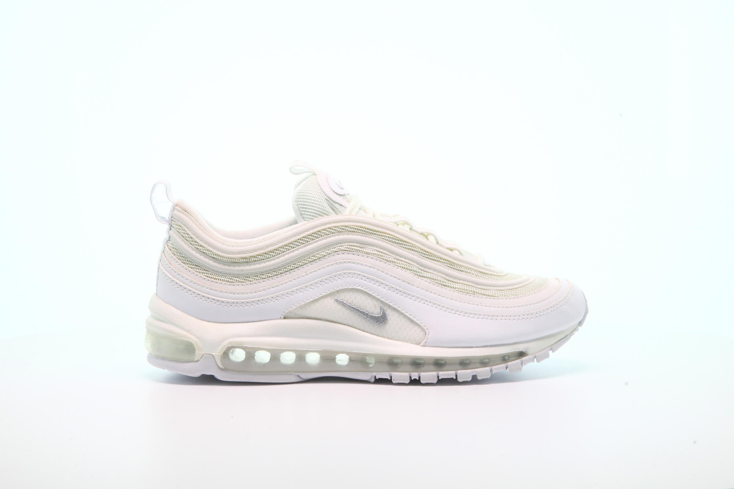 精悍! Cute Nike☆AIR MAX 97 ホワイト White/Wolf Grey - SS20 Nike Air Max 97 Men's Size 14 Triple White Wolf Grey 92182