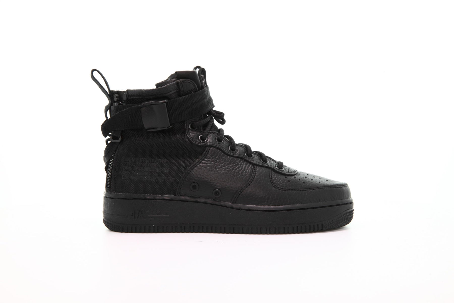 Nike Sf Air Force 1 Mid "All Black"