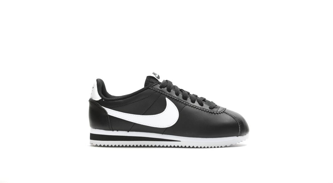 Nike Wmns Classic Cortez Leather "Black N White"