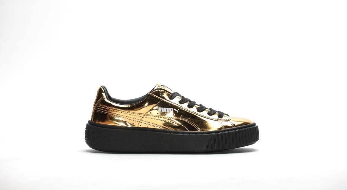 Puma Basket Platform Metallic "Gold"