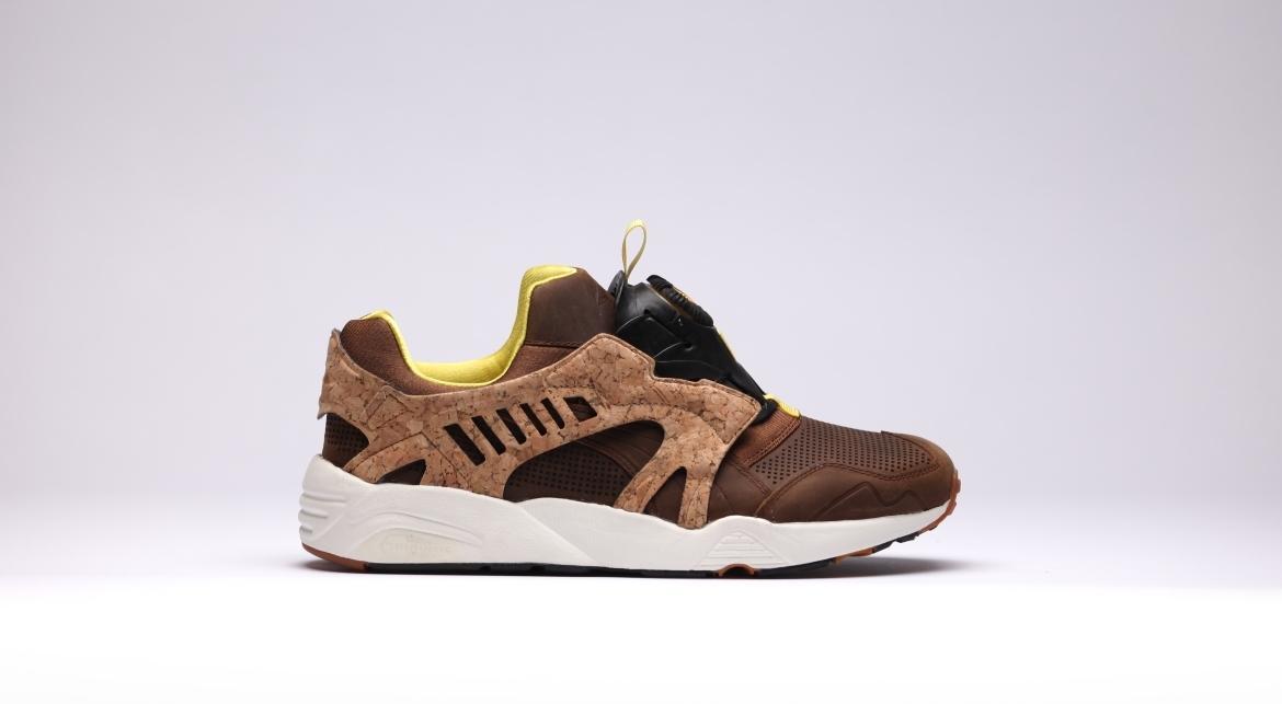 Puma Leather Disc Cage Lux "Cream Brown"