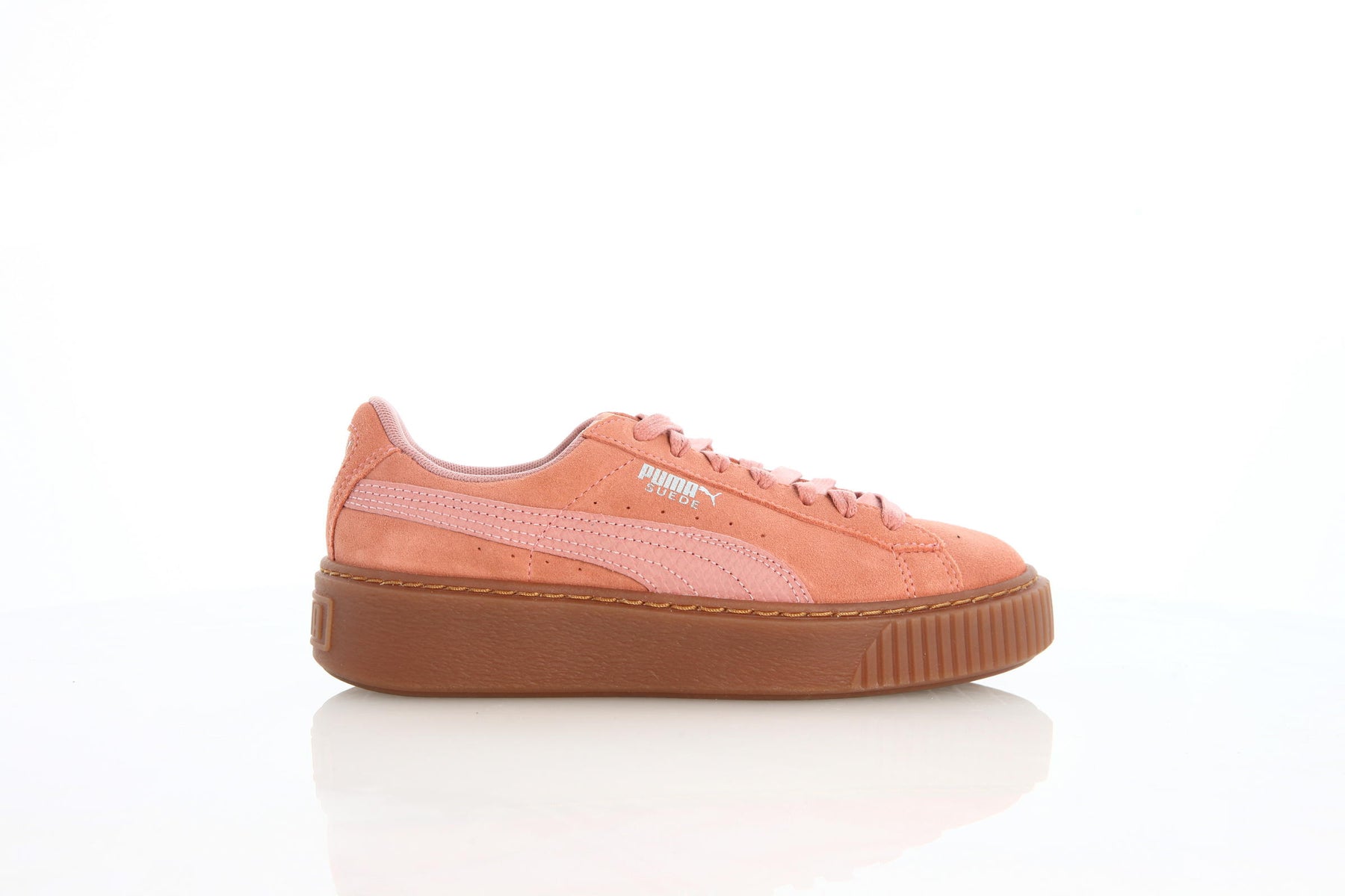 Puma Suede Platform Animal Womens "Cameo Brown"