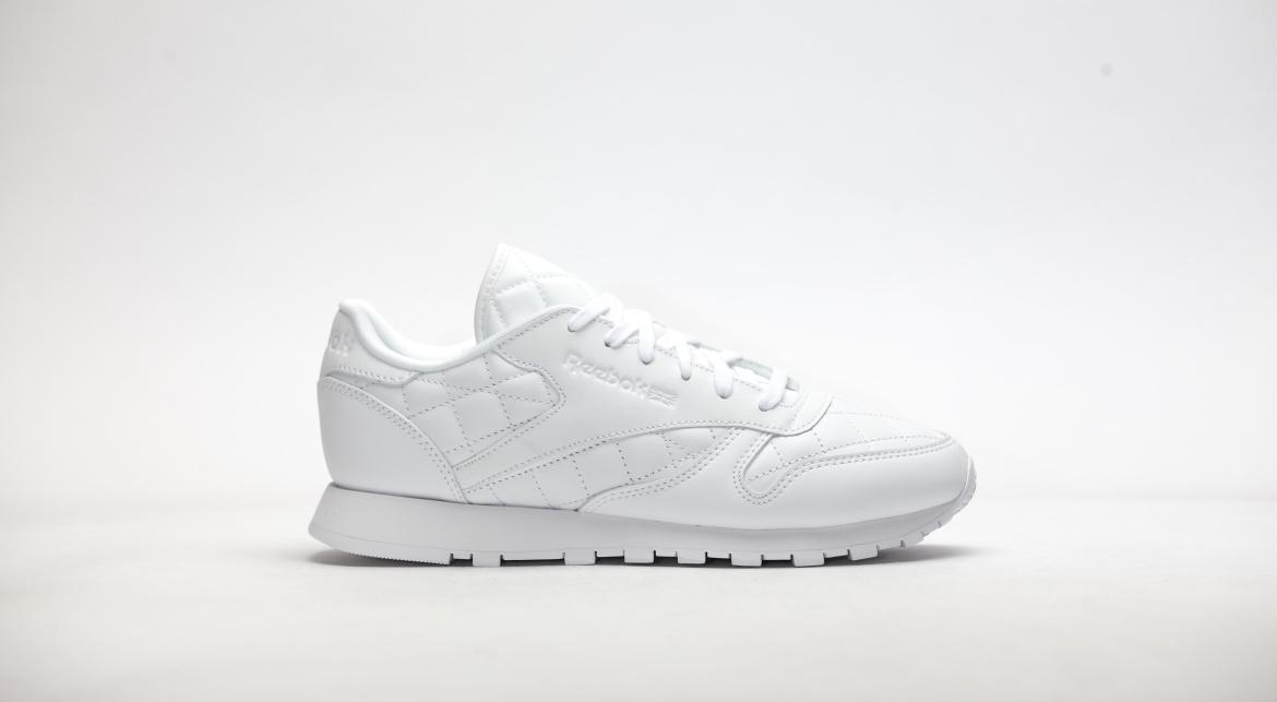 Reebok Cl Lthr Quilted W "White"