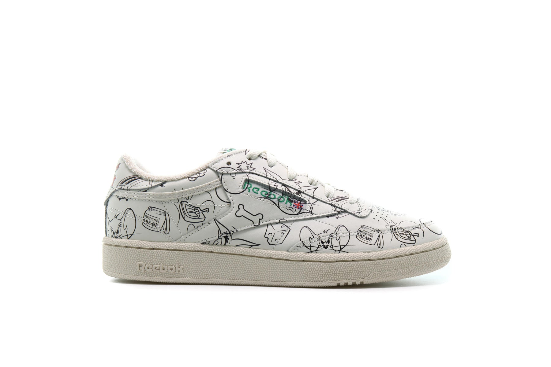 Reebok x TOM & JERRY CLUB C 85 MU "Chalk"