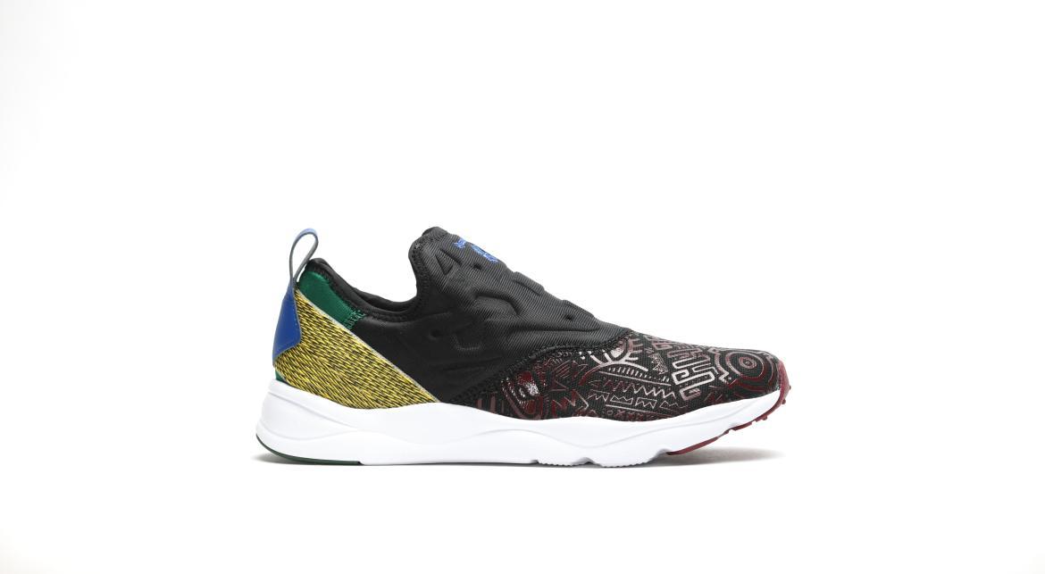 Reebok Furylite Slip On African W "Core Black"